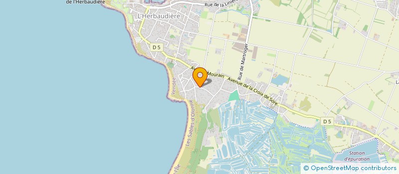 localisation de l'entreprise EPAULOUGRE à NOIRMOUTIER-EN-L'ILE