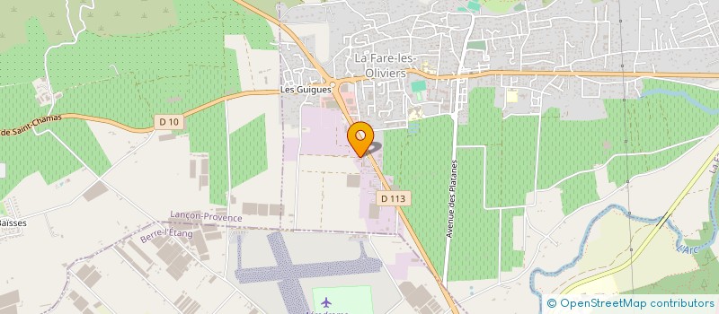 localisation de l'entreprise EPAVES SERVICE 113 à LA FARE-LES-OLIVIERS