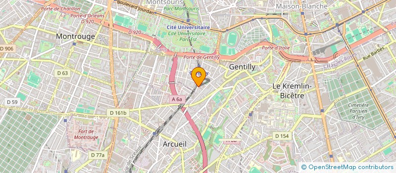 localisation de l'entreprise EPB à GENTILLY