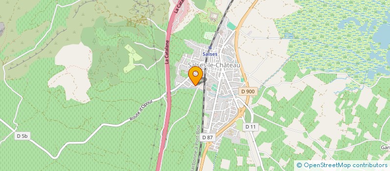 localisation de l'entreprise EPB. ENERGIES  SALSES-LE-CHATEAU