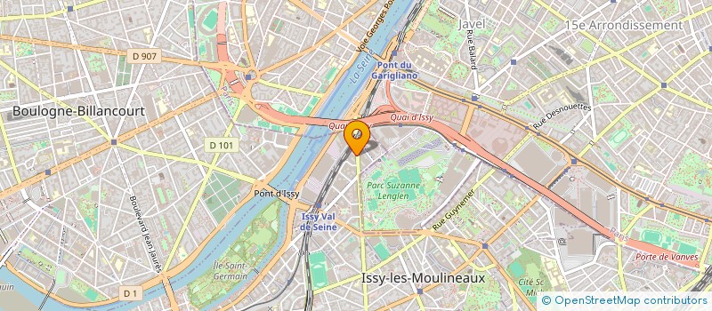 localisation de l'entreprise EPB SERVICE à ISSY-LES-MOULINEAUX