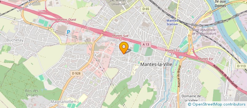 localisation de l'entreprise EPC 78 à MANTES-LA-VILLE