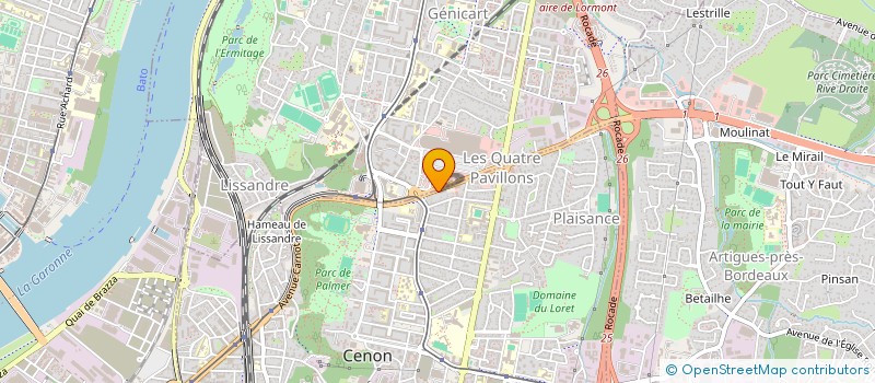 localisation de l'entreprise EPC  CENON