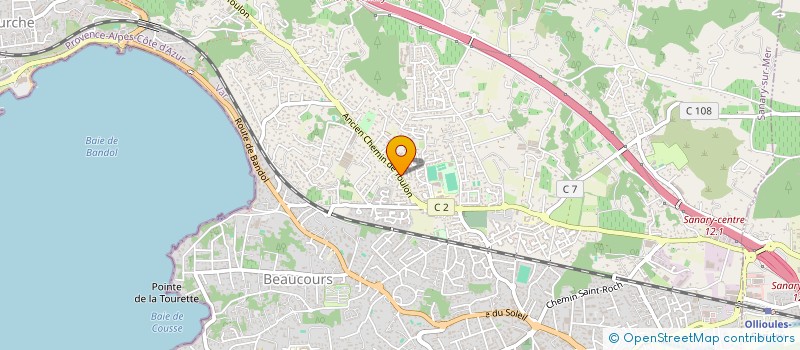 localisation de l'entreprise EPC 83 à SANARY-SUR-MER