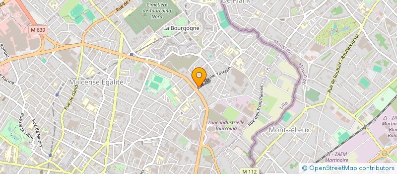 localisation de l'entreprise EPC  TOURCOING