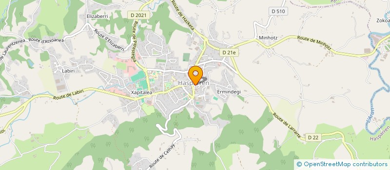 localisation de l'entreprise EPC CARRELAGE à HASPARREN
