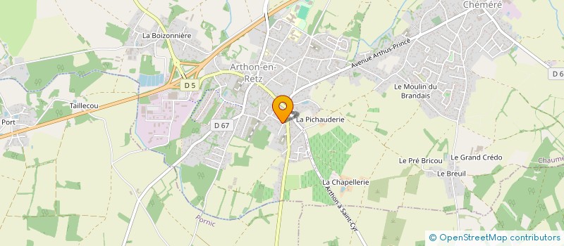 localisation de l'entreprise EPC COWORKING  PORNIC