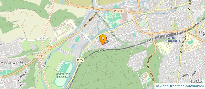 localisation de l'entreprise EPC EURE à EVREUX