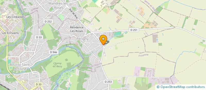 localisation de l'entreprise EPC FINANCES  PERIGNY