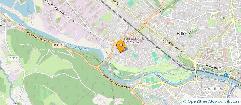 localisation de l'entreprise EPC INVEST  BILLERE