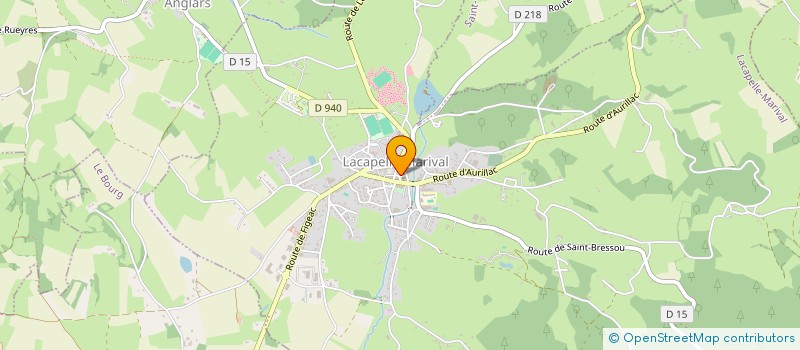 localisation de l'entreprise EPC46 à LACAPELLE-MARIVAL