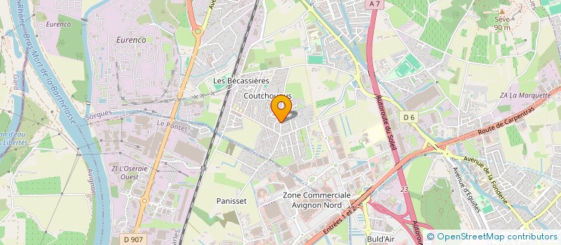 localisation de l'entreprise EPC84 à CHATEAURENARD