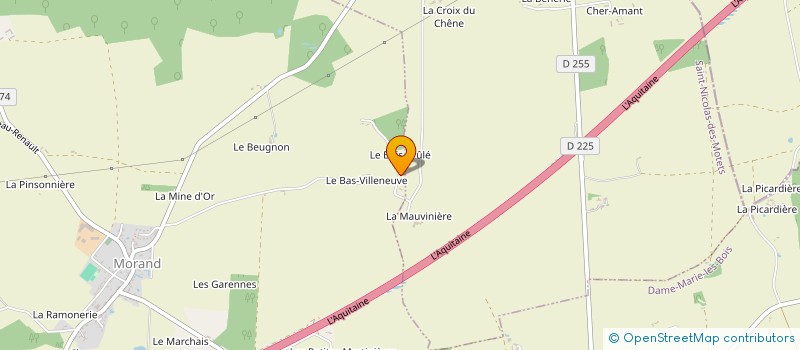 localisation de l'entreprise EPCAR  MORAND