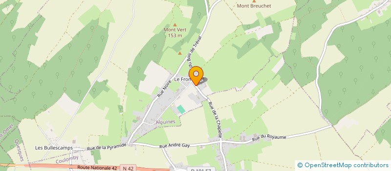 localisation de l'entreprise EPCB à ALQUINES