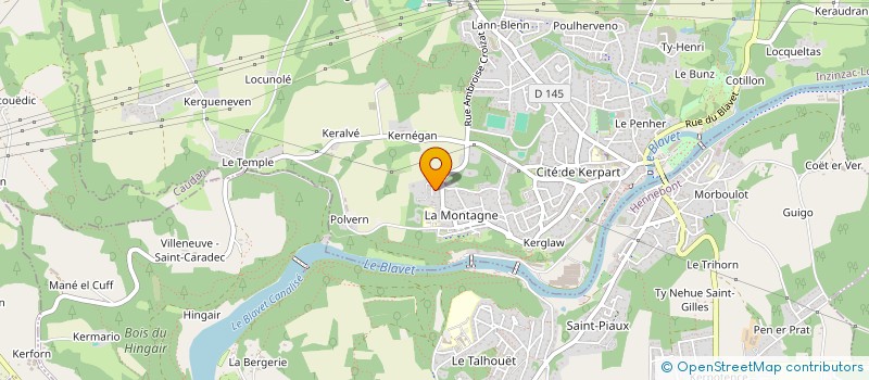 localisation de l'entreprise EPCC TRIO...S  INZINZAC-LOCHRIST