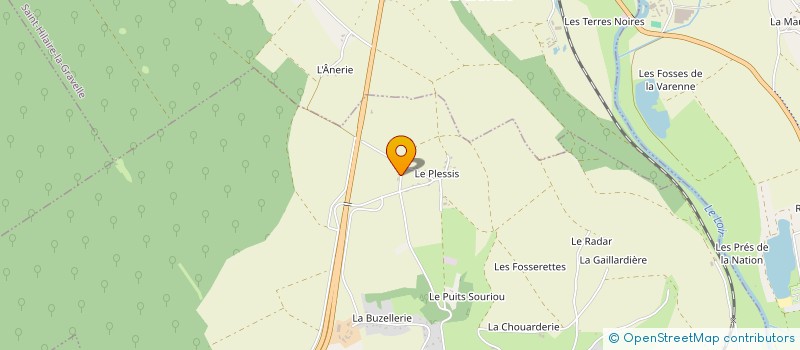 localisation de l'entreprise EPCE  FRETEVAL