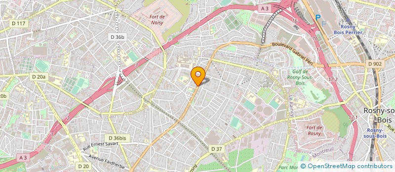 localisation de l'entreprise EPCH à MONTREUIL