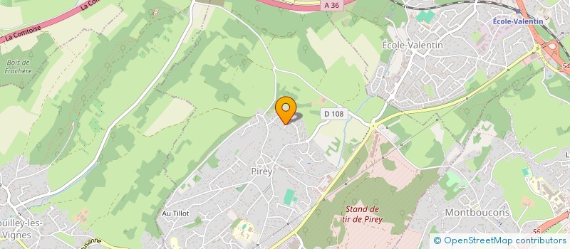 localisation de l'entreprise EPCMM  PIREY