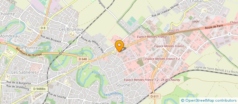 localisation de l'entreprise EPCNPH à NIORT