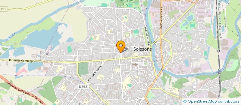 localisation de l'entreprise EPCRV à SOISSONS