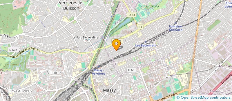 localisation de l'entreprise EPCS à ANTONY