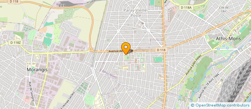 localisation de l'entreprise EPCV à ATHIS-MONS