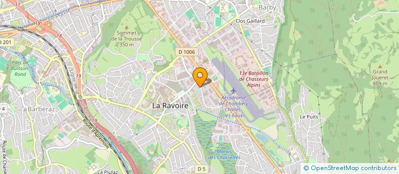 localisation de l'entreprise EPDL à VOIRON