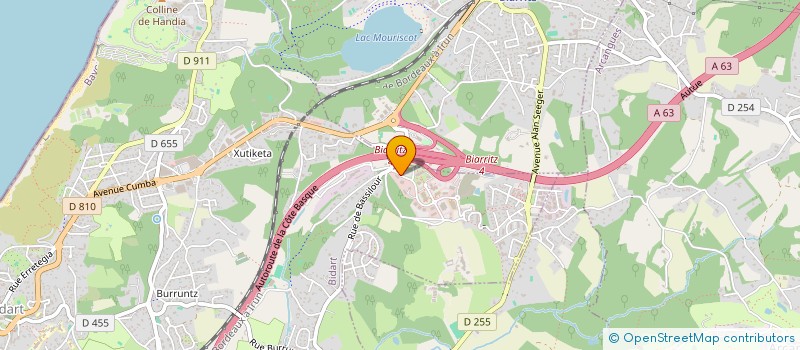 localisation de l'entreprise EPDM à BIDART