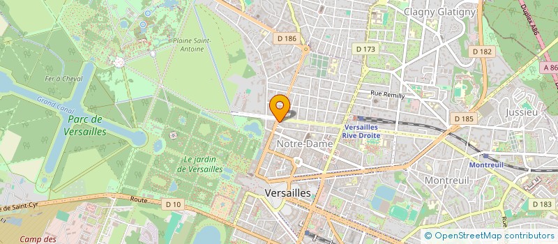 localisation de l'entreprise EPE CONSEIL à VERSAILLES