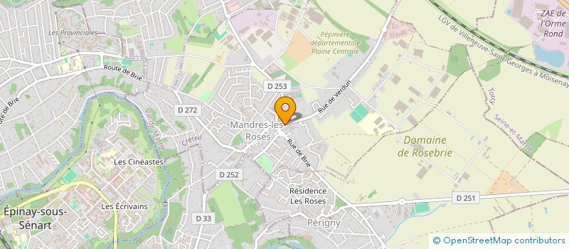 localisation de l'entreprise EPE FRANCE à MANDRES-LES-ROSES