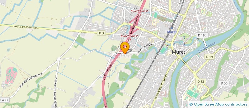 localisation de l'entreprise EPE INVESTIMMO  MURET