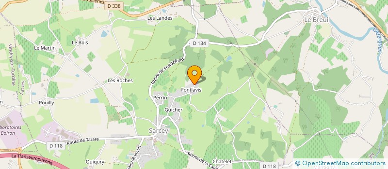 localisation de l'entreprise EPE RENOV à SARCEY