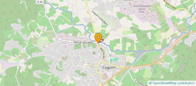 localisation de l'entreprise EPE-TRAIT D'UNION à COGOLIN
