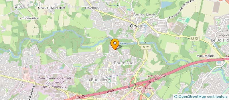 localisation de l'entreprise EPEAK à ORVAULT