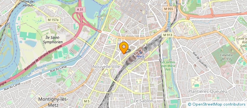 localisation de l'entreprise EPEC GASPARD  METZ