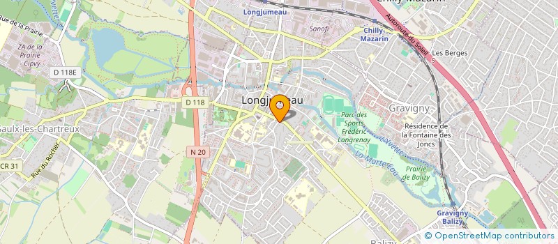 localisation de l'entreprise EPEE BAT à LONGJUMEAU