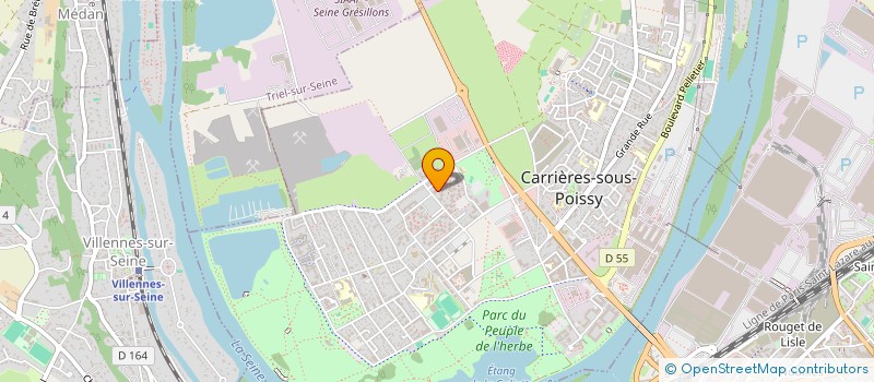 localisation de l'entreprise EPEE.D ET FILS TRANSPORT à CARRIERES-SOUS-POISSY