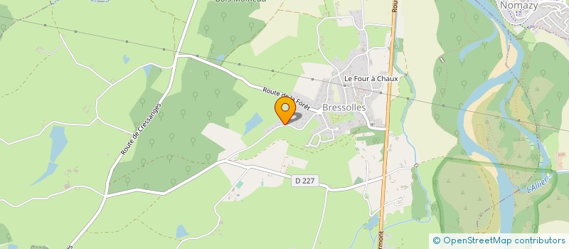 localisation de l'entreprise EPEE NORD ALLIER  BRESSOLLES