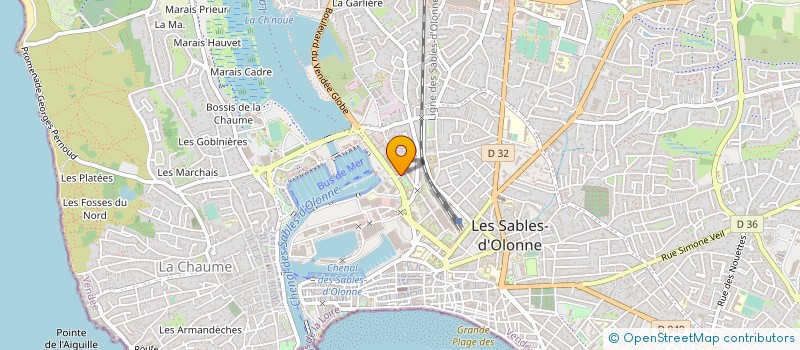 localisation de l'entreprise EPEE SABLAISE à LES SABLES D'OLONNE