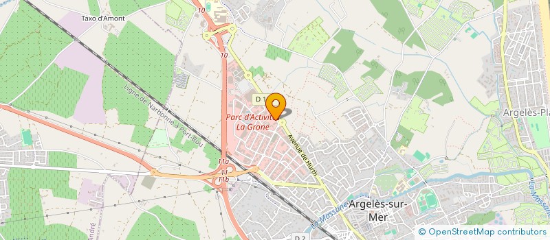 localisation de l'entreprise EPEG 66  ARGELES-SUR-MER