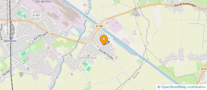 localisation de l'entreprise EPERGOR à GUARBECQUE