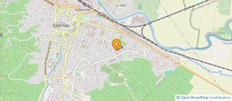 localisation de l'entreprise EPERNAY 64  EPERNAY