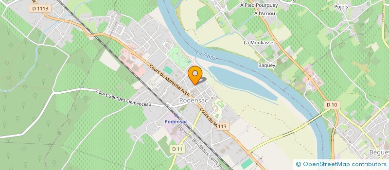 localisation de l'entreprise EPERNON DES GRAVES  PODENSAC