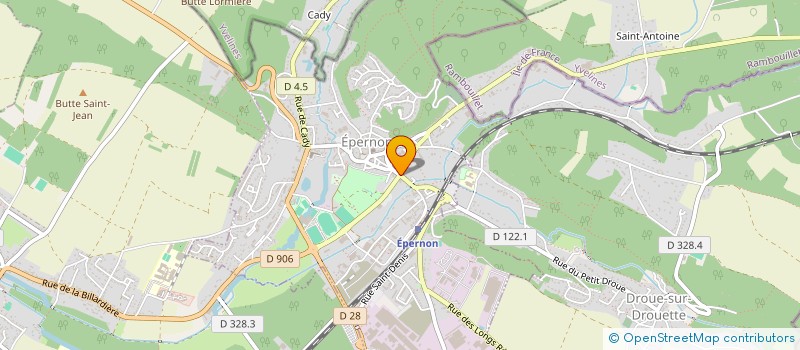 localisation de l'entreprise EPERNON PATRIMOINE ET ALENTOURS à EPERNON