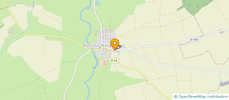 localisation de l'entreprise EPERON DE WOLF  BILLY-SOUS-MANGIENNES