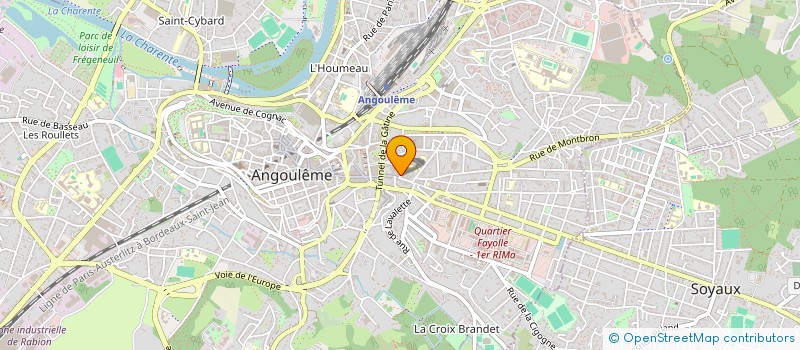 localisation de l'entreprise EPERON PARTICIPATIONS à ANGOULEME