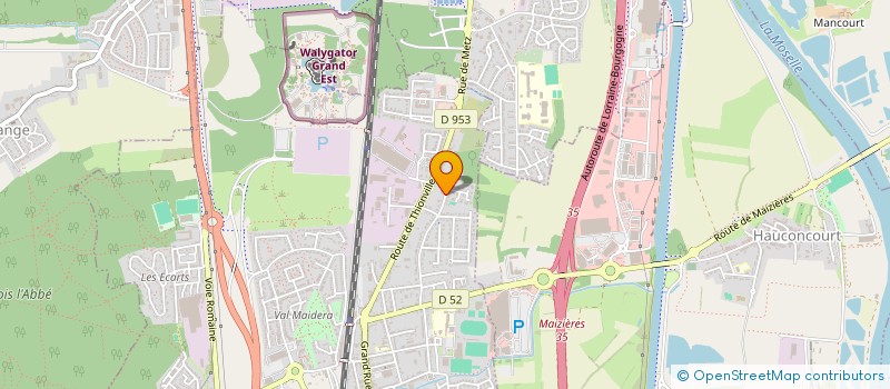 localisation de l'entreprise EPERVIER 2010  MAIZIERES-LES-METZ