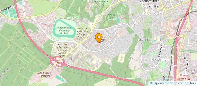 localisation de l'entreprise EPES  VANDUVRE-LES-NANCY