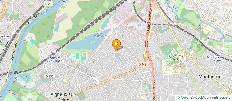 localisation de l'entreprise EPF  VIGNEUX-SUR-SEINE