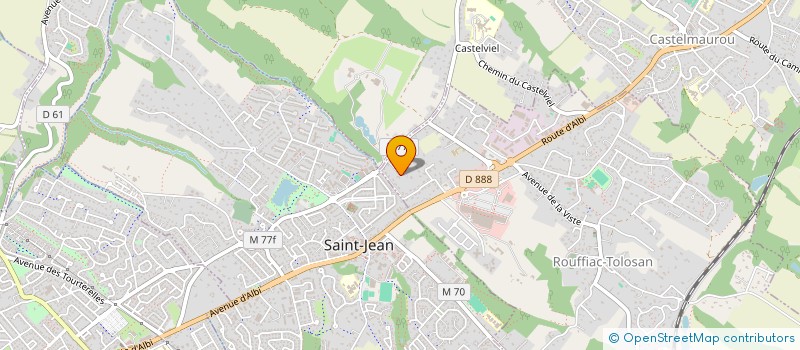 localisation de l'entreprise EPF CONCEPT à ROUFFIAC-TOLOSAN